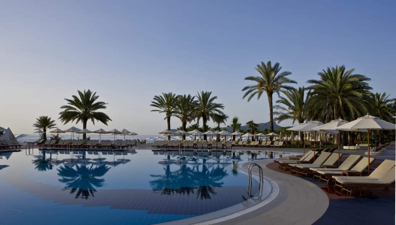 The resort’s panoramic pool