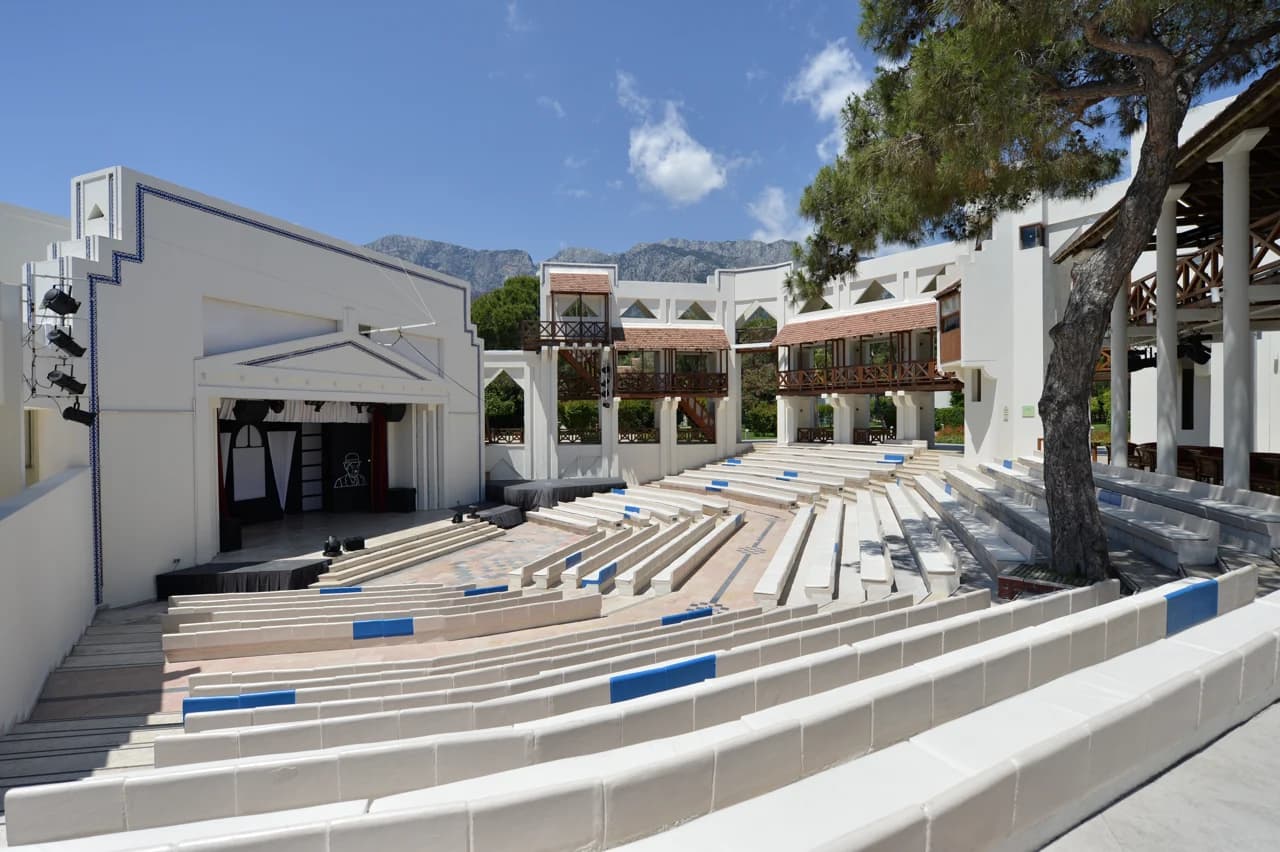 Club Med Palmiye’s open-air theatre